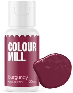 Colour Mill Burgunderrød Oljebasert Matfarge - 20ml
