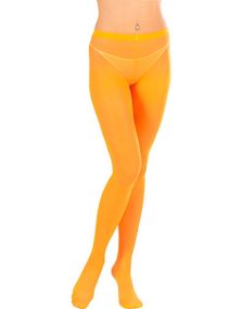 Strømpebukser i Neon Orange 