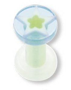 Blue Star Akryl - Piercing Plug