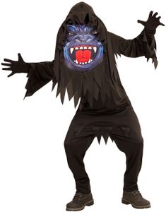Gorillakostume til Børn med Stor Maske