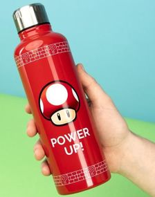 Opstart! - Licenseret Super Mario termokolbe i rustfrit stål - 500 ml