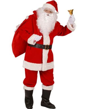 Deluxe Santa Kostume - Nissekostume i strl Large/X-Large
