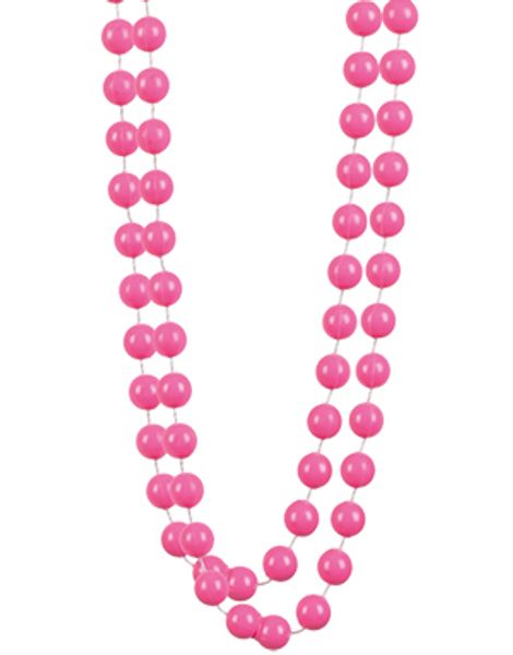 2 Stk Rosa Party Perlekæder