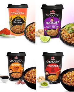 Taste Them All – Oykan Nuddelkop – Fire Smagsvarianter – Pakketilbud (Japan)