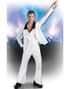 Hvidt Saturday Night Fever Inspireret Herrekostume 