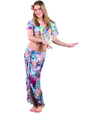 Hawaii Skønheden - Kostume til Dame