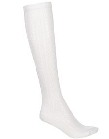 Hvite Oktoberfeststrømper i Bomull