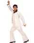 Hvidt Saturday Night Fever Inspireret Herrekostume