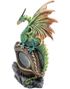 Eye of the Dragon - Grønn Dragefigur med LED-Lys 21 cm