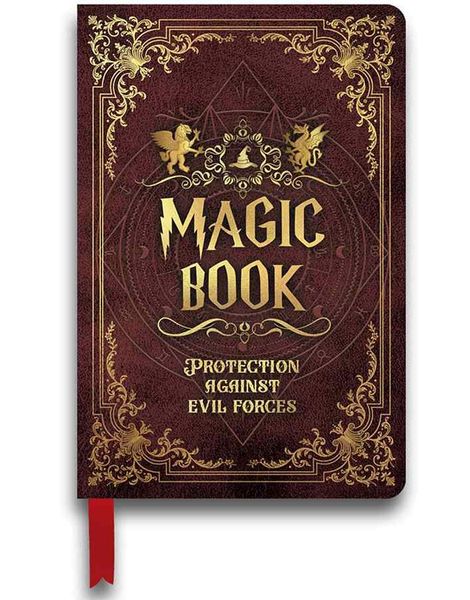 Magic Book - Notatbok/Kostymetilbehør med Magisk Tema