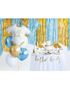 Hvit Baby Romper/Body Figurballong 51x35 cm
