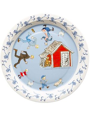 8 stk. Emil fra Lønneberg Papptallerkener 23 cm
