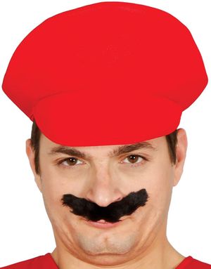 Rød Mario inspireret Hat