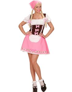 Flirten på Oktoberfesten - Kostume til Dame
