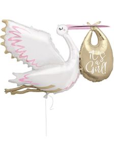 Its a Girl! Stork Folieballong 157 cm