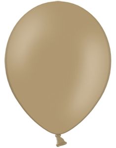 50 stk 30 cm - Cappuccino Farvet Balloner