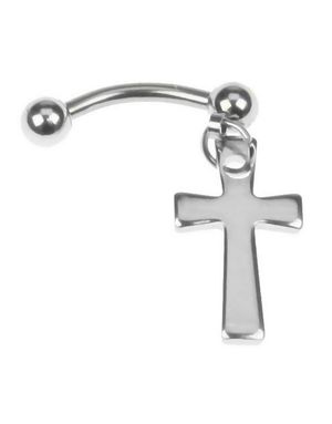 Holy Cross - 1,2 x 9 mm Øjenbrynspiercing