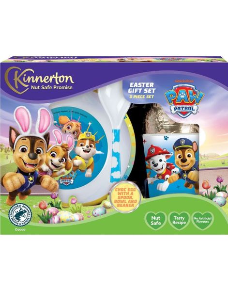 Paw Patrol Sjokoladeegg og Frokostsett - Kinnerton 50 gram
