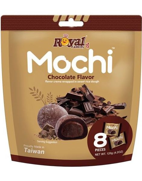 Royal Family Mochi Chocolate - Mochi med Sjokoladesmak 120 gram (Taiwan)