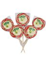 30 st Super Sour Apple Lollipops - Kærlighedspinde Med Ekstrem Sur Æblesmag 2,25 kg