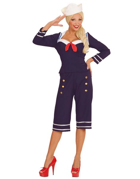 50'er Pin Up-Sailor Damekostume
