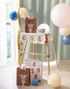 1 År Banner Teddybjørn og Krone - My First Birthday