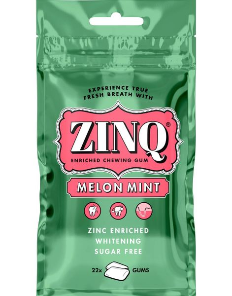 Zinq Tyggegummi med Melon Mint 31,5 Gram