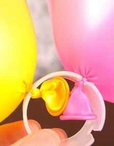 6 stk. Ballonringe til DIY Ballonbue