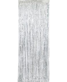 Sølvfarvet Dørforhæng 250x90 cm
