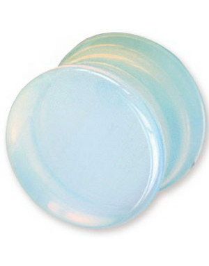 Gennemsigtig Opalite Sten - Organisk Piercing Plug