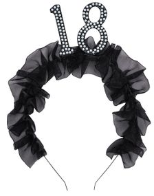 18 År - Pannebånd med Rysjer og Perler