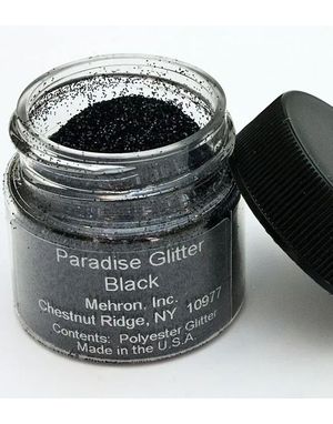 Black Paradise Makeup AQ GlitterDust - Mehron Glitter til Ansigt, Hår og Krop
