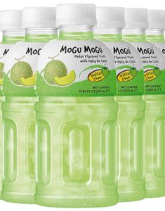 6 stk. Mogu Mogu Nata De Coco - Melonjuice med Kokosgelebider 320 ml - Hel Pakke (Thailand)
