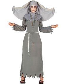 Afskyelig Nonne Damekostume