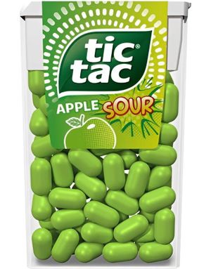 Tic Tac med Sur Eplesmak 18 gram