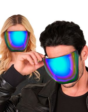 Futuristisk Ansiktskjold med Speillinse