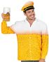 Oktoberfest Beer Man - Kostymeskjorte og Hatt med Øl-motiv - L/XL