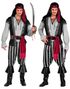 Klassisk Piratkostume med 6 Dele