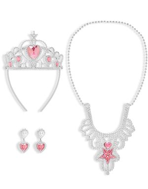 Prinsessesæt med Rosa Sten 4 Dele