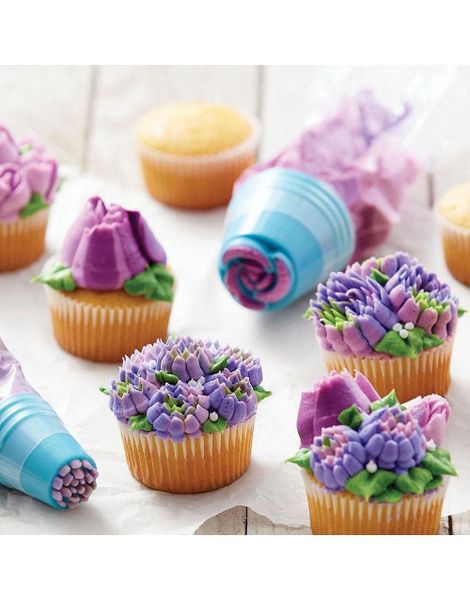 Wilton - 4 stk Sprøytetupper for Blomster