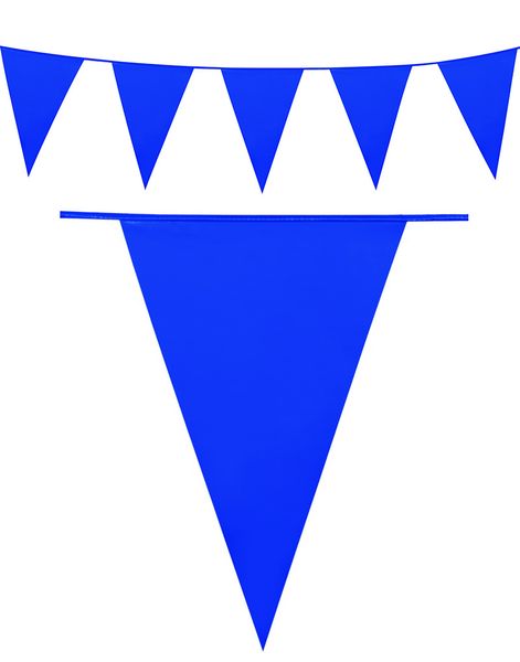 Royal Blåt Banner med Store Vimpel Flag 10 meter