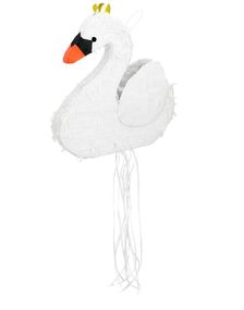 Svane med Krone Pull Pinata 43x39 cm