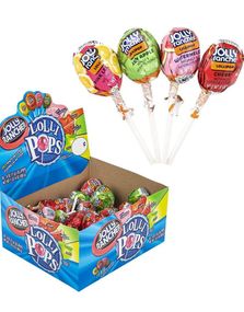 50 stk Jolly Rancher Lollies - Assorterte Kjærligheter i 4 Smaker - Hel Eske 850 gram (USA Import)