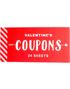 Hefte med 24 Valentines Kuponger