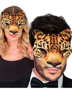Leopard - Maske til Voksen 