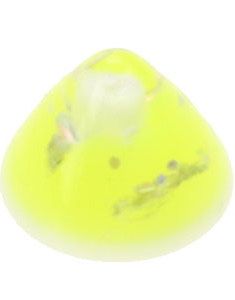Marmor Spike Gul/Hvid - 3 mm Akrylkugle til 1,2 mm stang