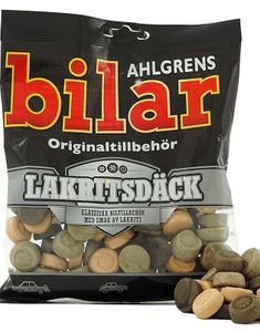 Ahlgrens Biler Lakridsdæk 110 gram Skumslik
