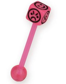 Different Faces Pink - Tungepiercing