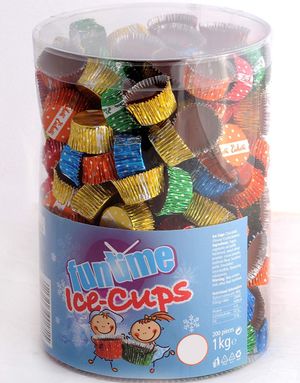 200 stk Funtime Ice-Cups - Æske med Is-konfekt Chokolade