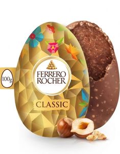 1 stk Ferrero Rocher Classic - Mælkechokoladeæg Med Hasselnødder 100 Gram
